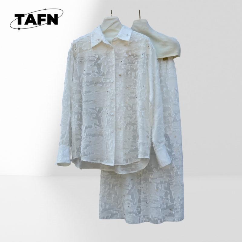 Women Formal Wear Set - 여성용 모던 투피스 드레스 세트 캐주얼
