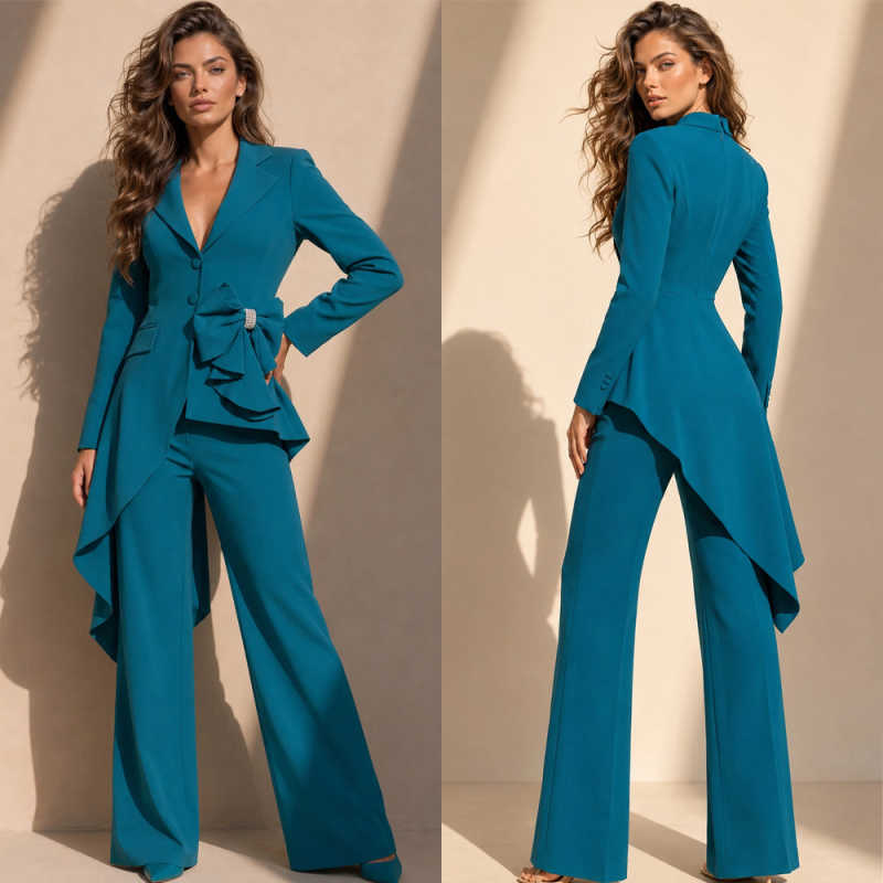 Women Formal Wear Designers - 유니크 디자인 여성 정장 2피스 자켓