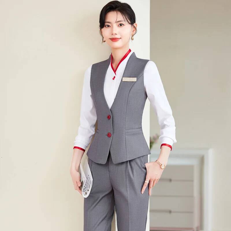 Women Formal Wear For Plus Size - 플러스 사이즈 5XL 정장 바지 정장
