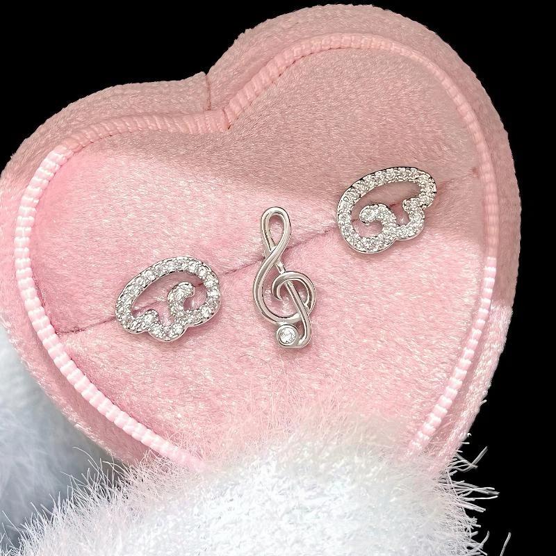 미니 천사 날개 음표 스터드 귀걸이 1/2/3Pcs 여 - Women'S Formal Dinner Wear 리뷰 및 가격