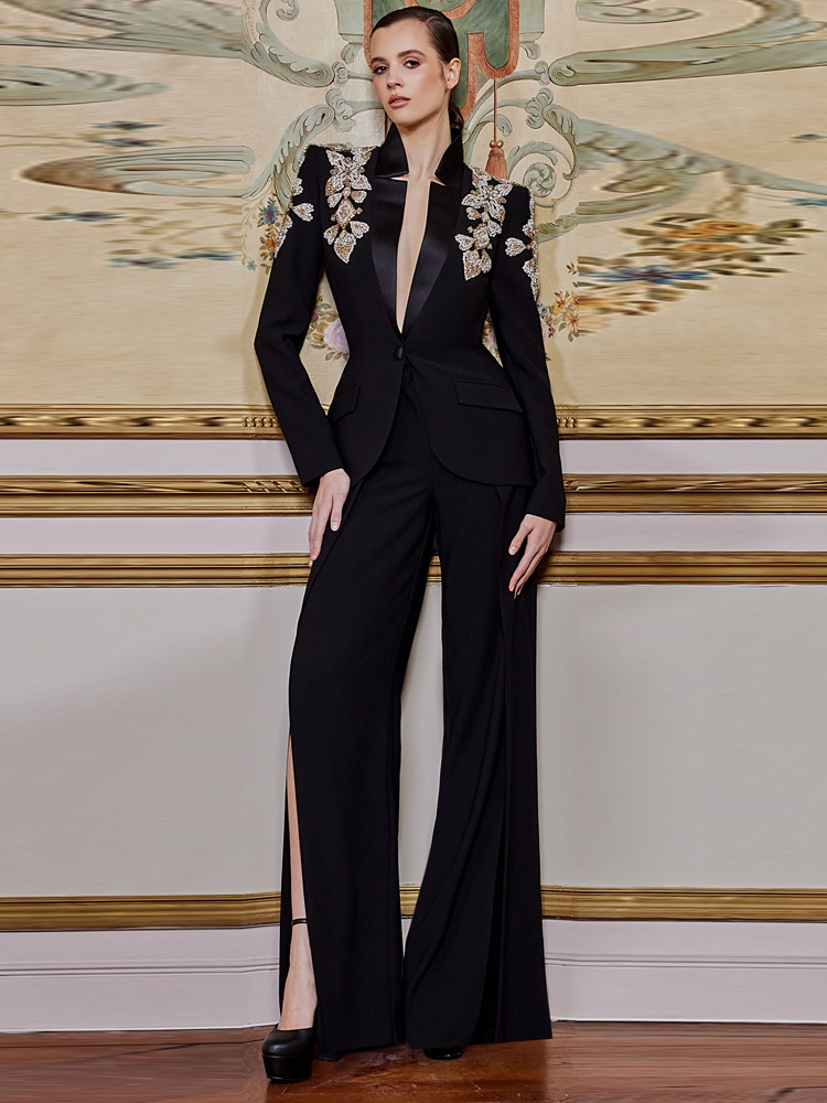 하이 스트리트 최신 2026 디자이너 정장 여성용 비즈 - Women Formal Wear Set 리뷰 및 가격