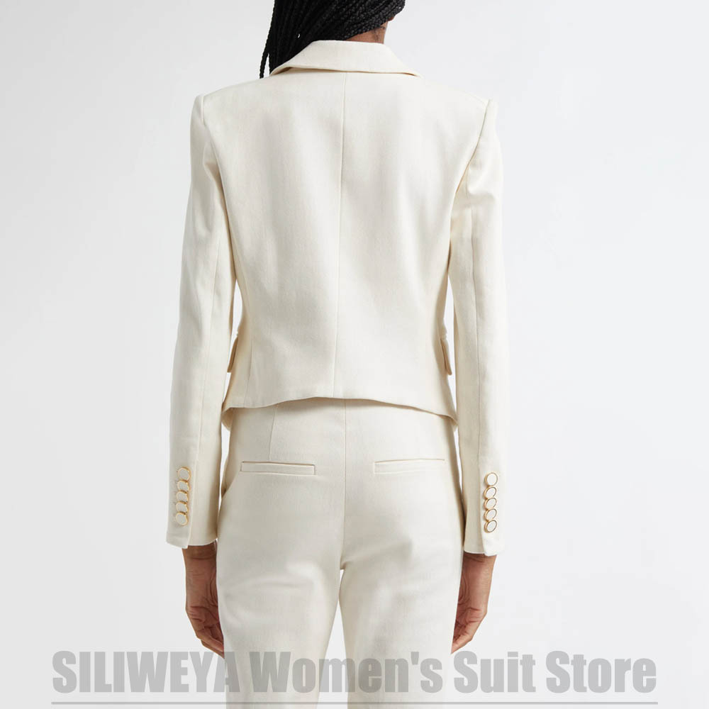 여성 정장 투피스 패션 더블 브레스티드 솔리드 컬러 의 - Women Formal Wear For Meeting 리뷰 및 가격