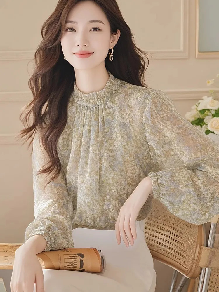 여성용 긴팔 새틴 플리츠 버튼다운 탑 슬림핏 고딕 에모 - Women Formal Wear Korean 리뷰 및 가격