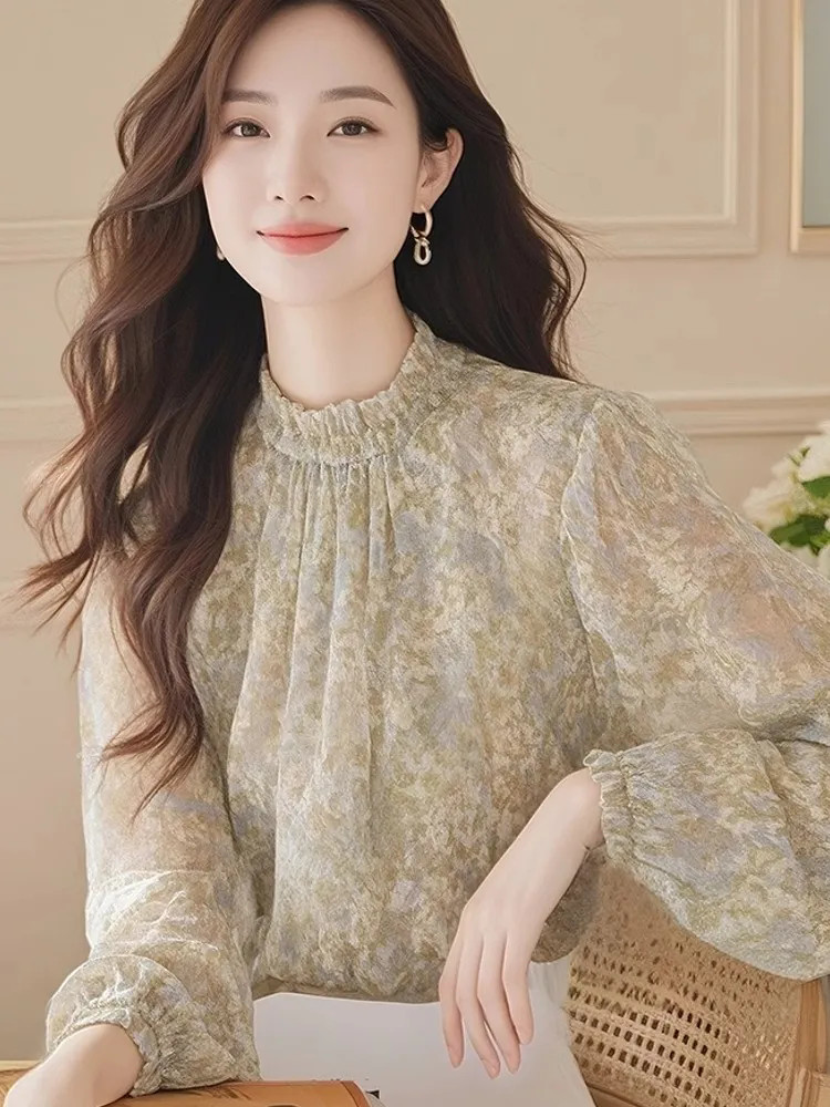 여성용 긴팔 새틴 플리츠 버튼다운 탑 슬림핏 고딕 에모 - Women Formal Wear Korean 리뷰 및 가격
