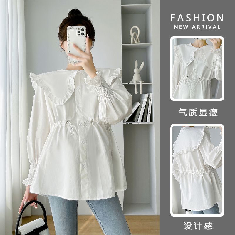 긴팔 셔츠 여성용 코튼 플래드 버튼다운 탑 슬림핏 고딕 - Women Formal Wear Korean 리뷰 및 가격