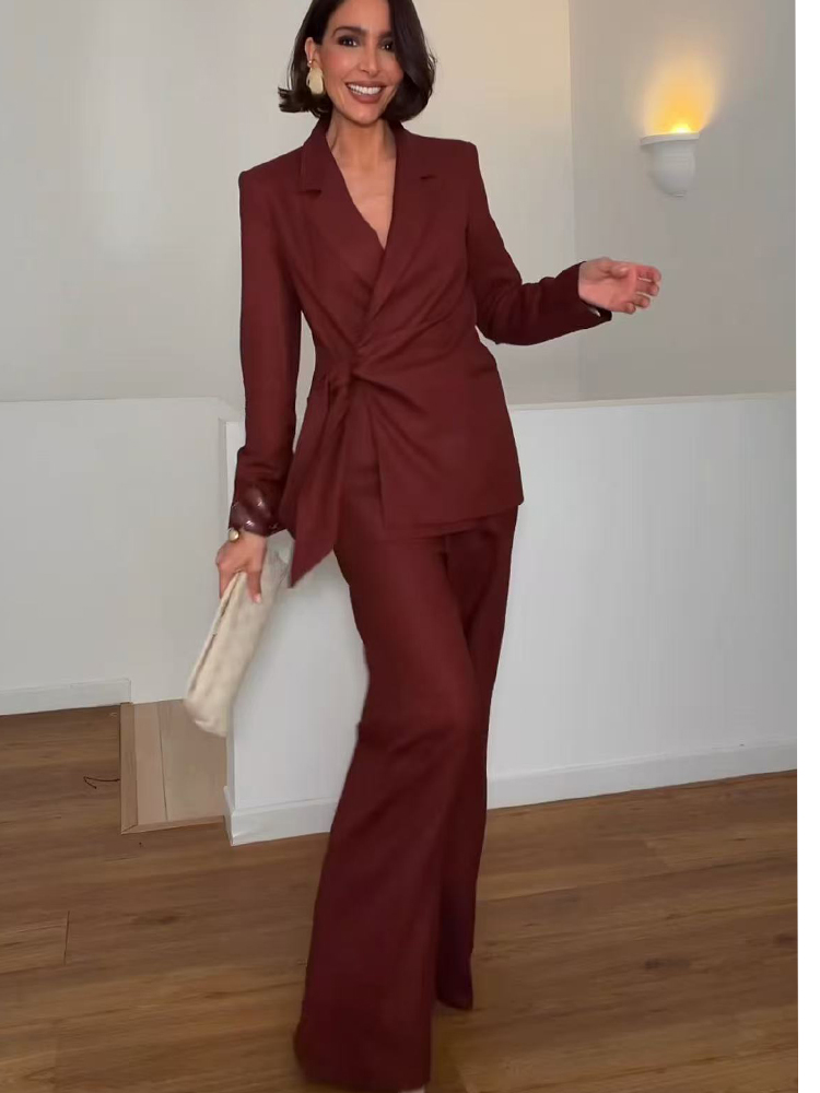 패션 오피스룩 여성 블레이저 팬츠 수트 우아한 포멀 슬 - Women Formal Wear Set 리뷰 및 가격