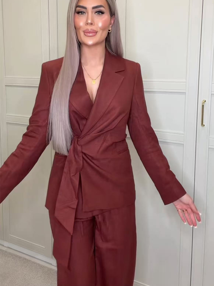 패션 오피스룩 여성 블레이저 팬츠 수트 우아한 포멀 슬 - Women Formal Wear Set 리뷰 및 가격