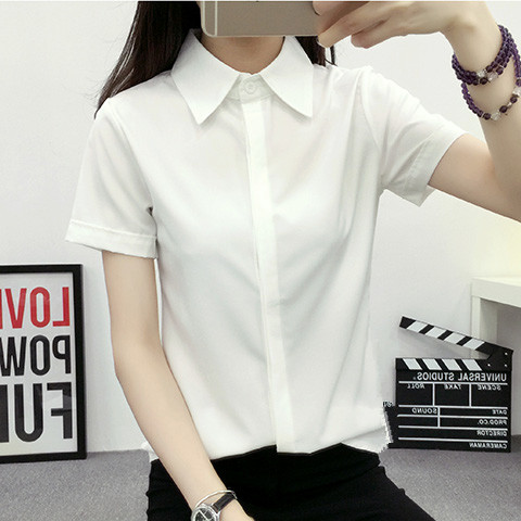 흰색 느슨한 반팔 셔츠 여성 여름 한국 스타일 대형 사 - Women Formal Wear Korean 리뷰 및 가격