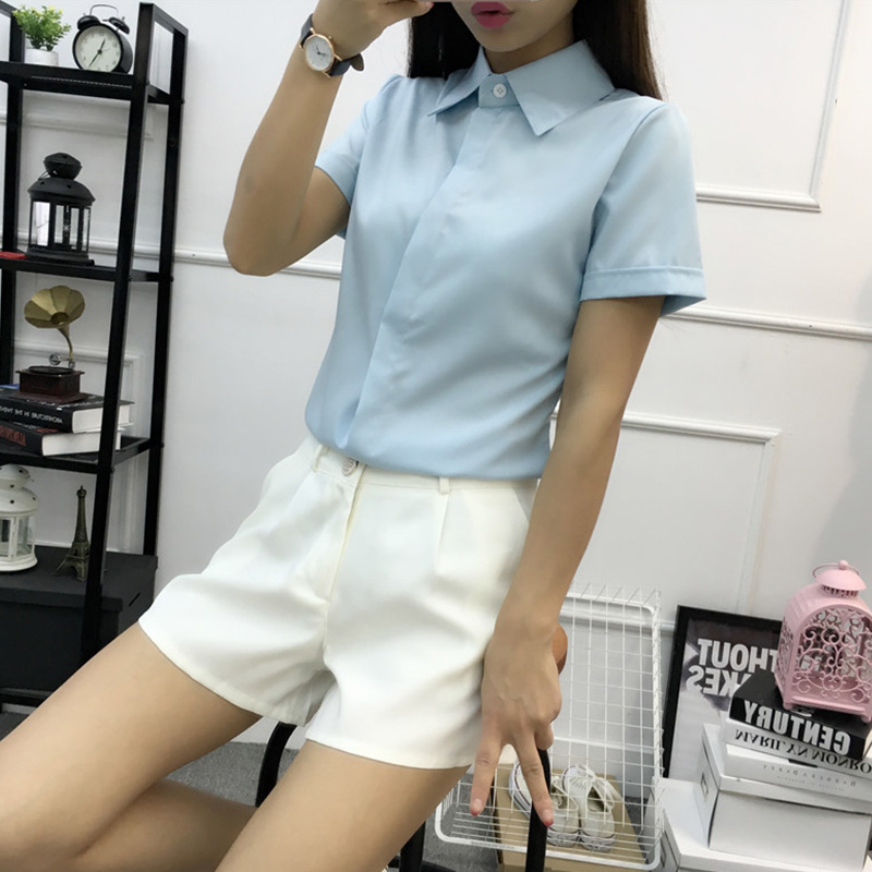 흰색 느슨한 반팔 셔츠 여성 여름 한국 스타일 대형 사 - Women Formal Wear Korean 리뷰 및 가격