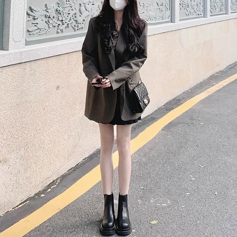롱 블레이저 여성 비대칭 디자인 레이스업 출퇴근용 기품 - Women Formal Wear Designers 리뷰 및 가격