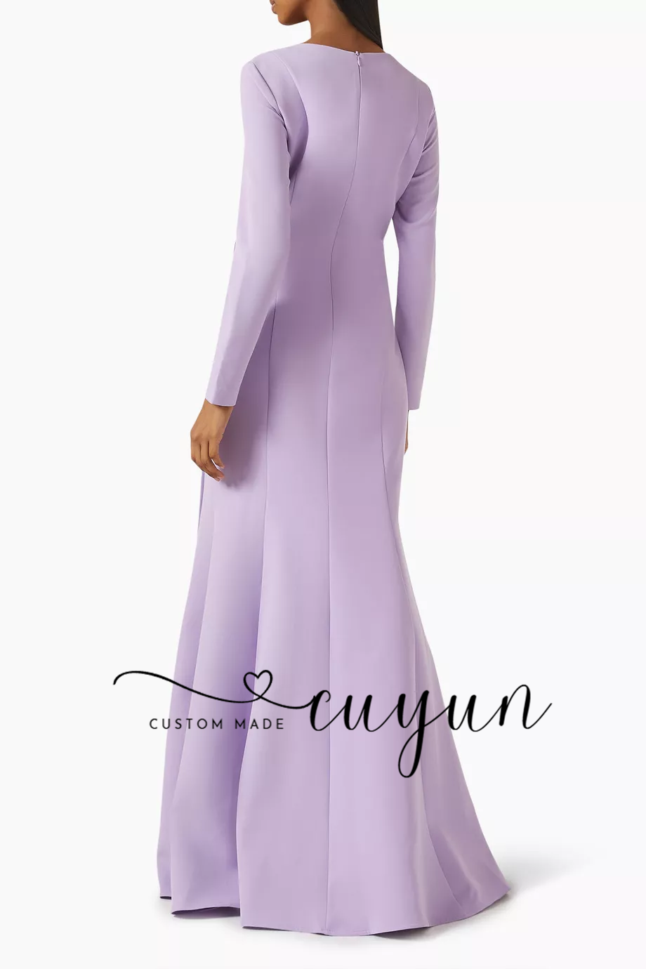CUYUN 맞춤형 라벤더 여성 이브닝 드레스 스퀘어 칼 - Women'S Formal Dinner Wear 리뷰 및 가격