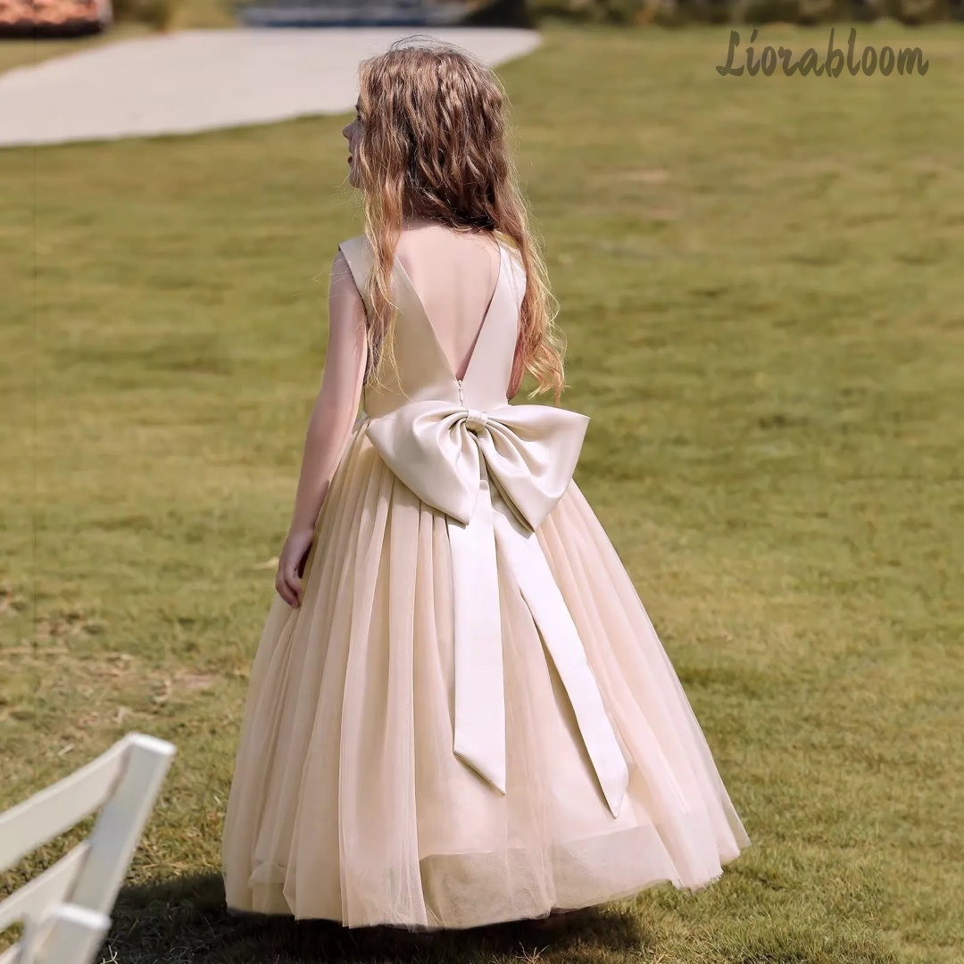 멀티 컬러 백리스 공주 드레스 튤 정장 가운, 리본 장 - Women'S Formal Wear To A Wedding 리뷰 및 가격