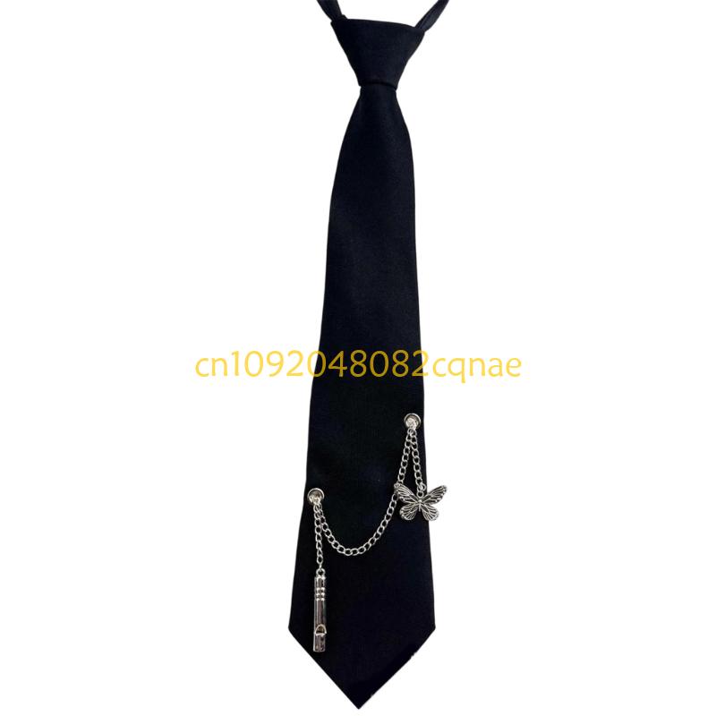 한국 넥타이 지퍼 여밈 간편한 온/오프 대학 스타일 넥 - Women Formal Wear Korean 리뷰 및 가격