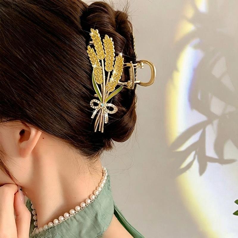 반짝이는 라인스톤이 있는 알로이 밀 디자인 헤어 클로  - Women Formal Wear Designers 리뷰 및 가격